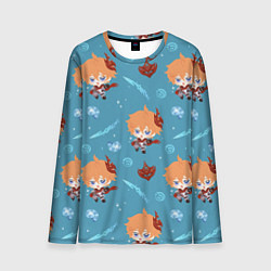 Лонгслив мужской Чиби Чайльд, цвет: 3D-принт