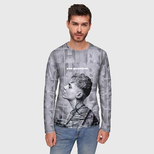 Мужской лонгслив Ваня Дмитриенко / 3D-принт – фото 3