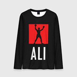 Лонгслив мужской Muhammad Ali, цвет: 3D-принт