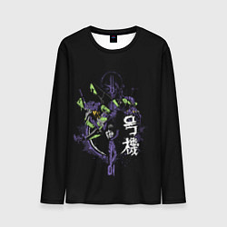 Лонгслив мужской ЕВАНГЕЛИОН EVANGELION, цвет: 3D-принт