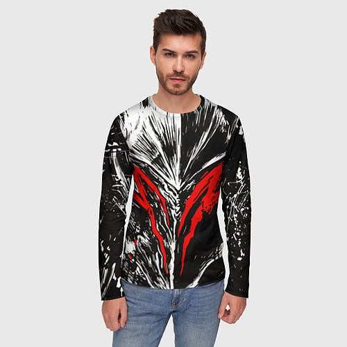 Мужской лонгслив BERSERK / 3D-принт – фото 3