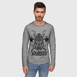 Лонгслив мужской Valheim Viking dark, цвет: 3D-принт — фото 2