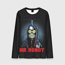 Лонгслив мужской Bender x mr robot, цвет: 3D-принт