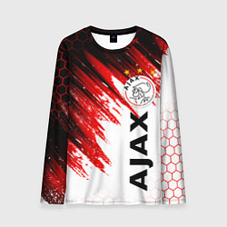 Лонгслив мужской FC AJAX AMSTERDAM ФК АЯКС, цвет: 3D-принт