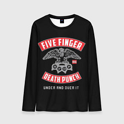 Лонгслив мужской Five Finger Death Punch 5FDP, цвет: 3D-принт