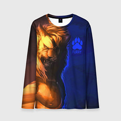 Лонгслив мужской Furry lion, цвет: 3D-принт