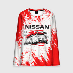 Лонгслив мужской Nissan, цвет: 3D-принт