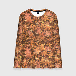 Лонгслив мужской Осеннее листопад, цвет: 3D-принт