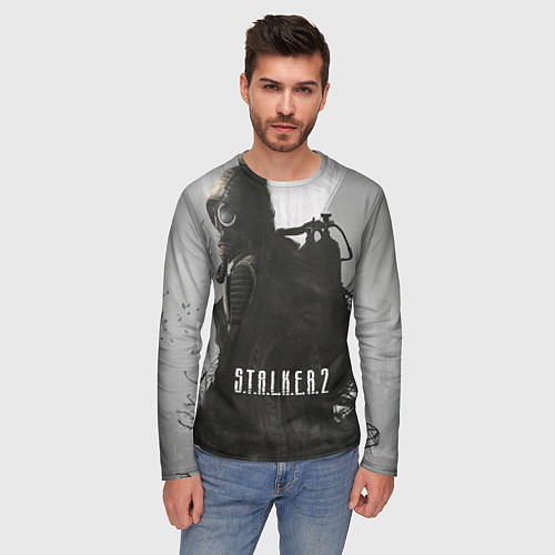Мужской лонгслив STALKER 2 / 3D-принт – фото 3