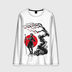 Лонгслив мужской 2B Sakura, цвет: 3D-принт