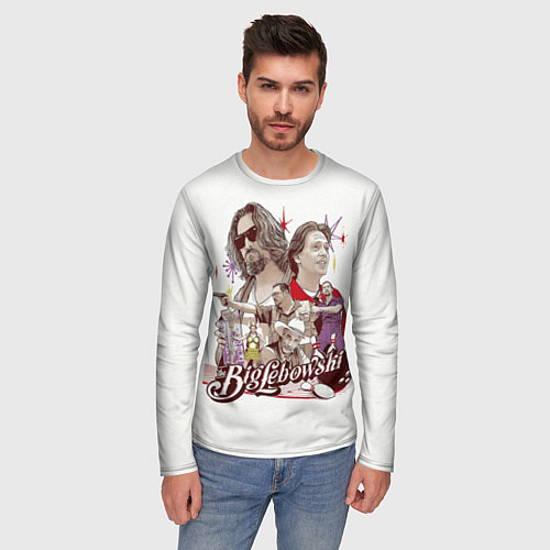 Мужской лонгслив The Big Lebowski / 3D-принт – фото 3