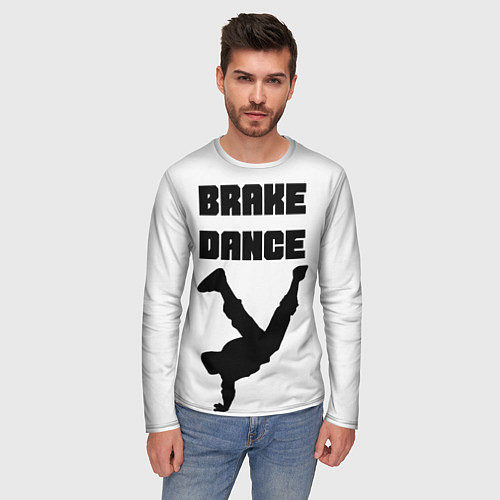 Мужской лонгслив Brake Dance / 3D-принт – фото 3