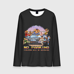 Лонгслив мужской No parking, цвет: 3D-принт