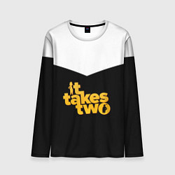 Лонгслив мужской It takes two Logo Z, цвет: 3D-принт