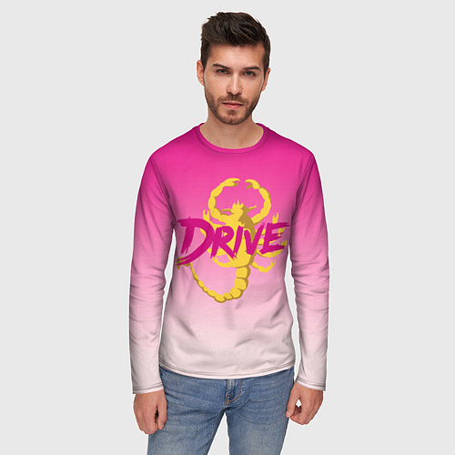 Мужской лонгслив Драйв / 3D-принт – фото 3