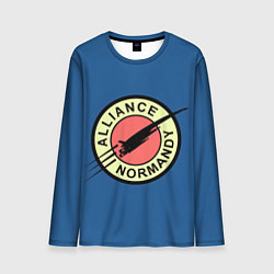 Лонгслив мужской Mass effect x Futurama, цвет: 3D-принт