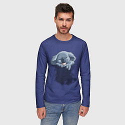 Лонгслив мужской Спящая коала, цвет: 3D-принт — фото 2