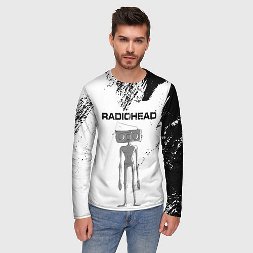 Мужской лонгслив Radiohead Радиохед Z / 3D-принт – фото 3