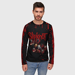 Лонгслив мужской SLIPKNOT СЛИПКНОТ Z, цвет: 3D-принт — фото 2