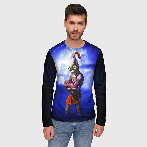 Мужской лонгслив Abe / 3D-принт – фото 3