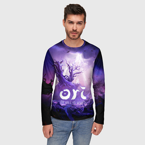 Мужской лонгслив Ori and the Will of the Wisps / 3D-принт – фото 3