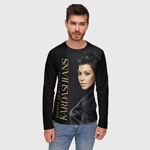 Мужской лонгслив Семейство Кардашьян / 3D-принт – фото 3