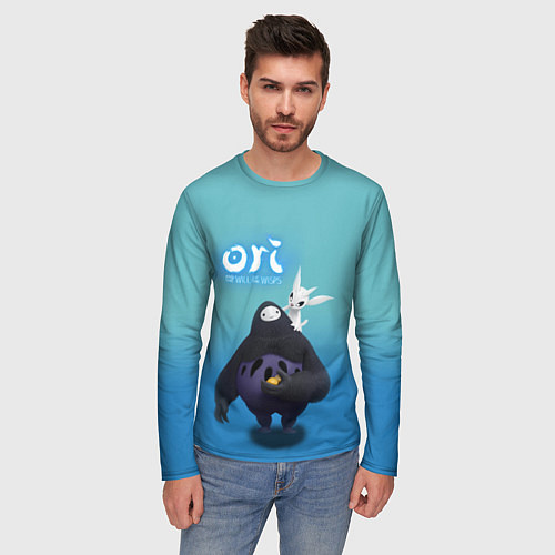 Мужской лонгслив Naru и Ori Нару and Ori / 3D-принт – фото 3