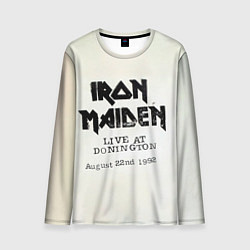 Лонгслив мужской Live at Donington - Iron Maiden, цвет: 3D-принт