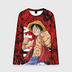 Мужской лонгслив Манки Д Луффи, One Piece