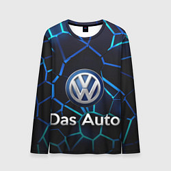 Лонгслив мужской Volkswagen слоган Das Auto, цвет: 3D-принт