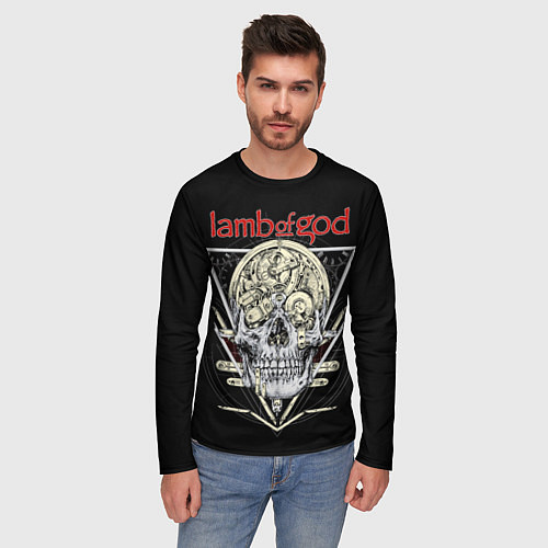Мужской лонгслив Lamb of God, Legion: XX / 3D-принт – фото 3