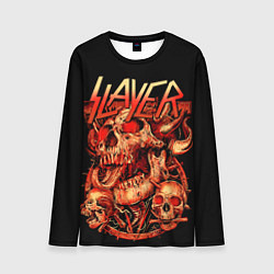 Лонгслив мужской Slayer, Reign in Blood, цвет: 3D-принт