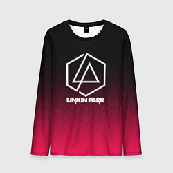 Лонгслив мужской LINKIN PARK LOGO CARBON, цвет: 3D-принт