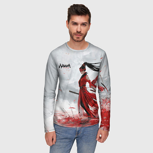 Мужской лонгслив Naraka BP / 3D-принт – фото 3