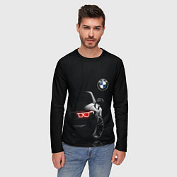 Лонгслив мужской BMW МИНИМЛ, цвет: 3D-принт — фото 2