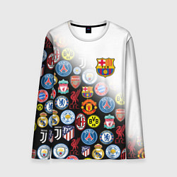 Мужской лонгслив FC BARCELONA LOGOBOMBING