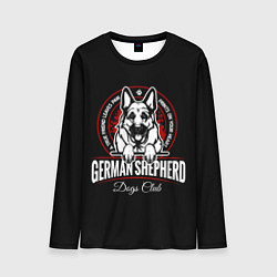 Лонгслив мужской Немецкая Овчарка German Shepherd -1, цвет: 3D-принт