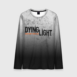 Лонгслив мужской DYING LIGHT ТРЕЩИНЫ GOOD NIGHT AND GOOD LUCK, цвет: 3D-принт