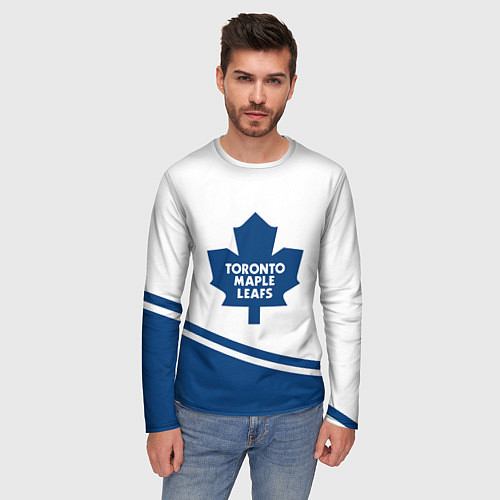 Мужской лонгслив Toronto Maple Leafs Торонто Мейпл Лифс / 3D-принт – фото 3