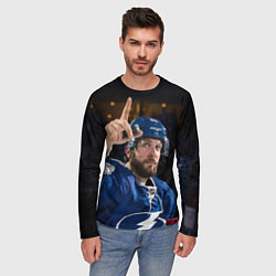 Лонгслив мужской Никита Кучеров, NHL, цвет: 3D-принт — фото 2
