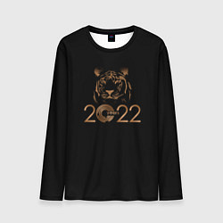 Лонгслив мужской 2022 Tiger Bronze Theme, цвет: 3D-принт