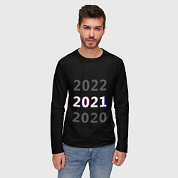 Лонгслив мужской 2020 2021 2022, цвет: 3D-принт — фото 2