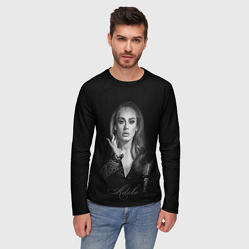 Мужской лонгслив Adele Icon / 3D-принт – фото 3