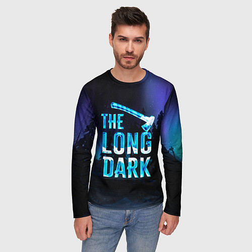 Мужской лонгслив The Long Dark Logo / 3D-принт – фото 3