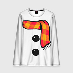 Лонгслив мужской Snowman Outfit, цвет: 3D-принт