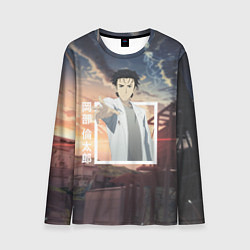 Лонгслив мужской Врата Штейна Steins Gate, Rintaro Okabe Ринтаро Ок, цвет: 3D-принт