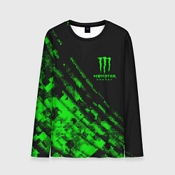 Лонгслив мужской Monster Energy Текстура, цвет: 3D-принт