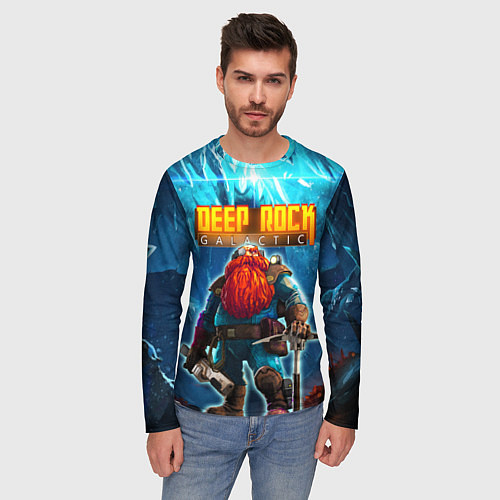 Мужской лонгслив Deep Rock Galactic Scout / 3D-принт – фото 3
