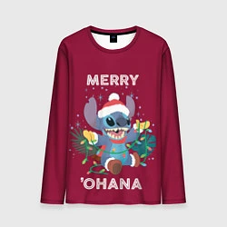 Лонгслив мужской Merry ohana, цвет: 3D-принт