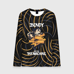 Лонгслив мужской Бенди и чернильная машина Bendy and the Ink Machin, цвет: 3D-принт